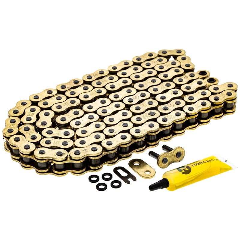 NICHE Gold 525 X-Ring Chain 108 Links with Connecting Master Link - Image 1